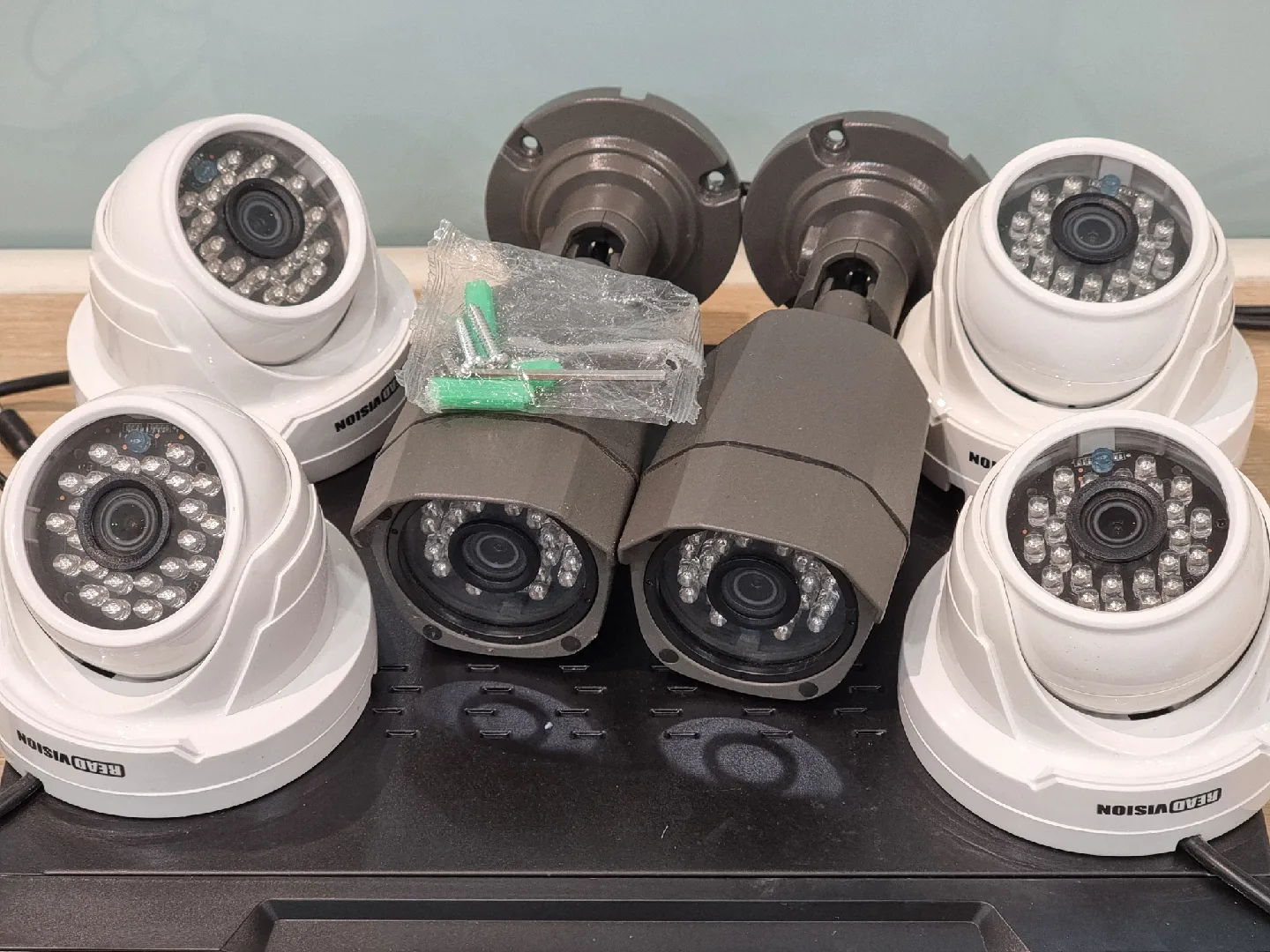 중고 CCTV 카메라 + 녹화기 세트