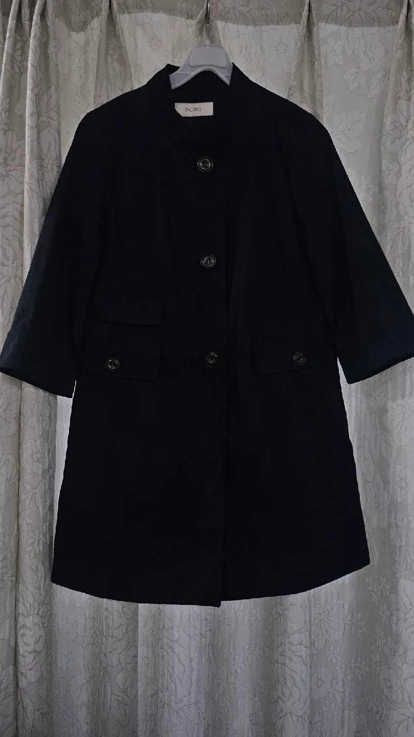 BCBG 블랙 코트 85-94-155