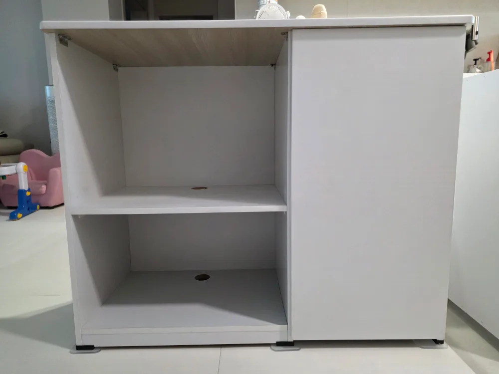 전자레인지수납장 겸 아일랜드 조리대