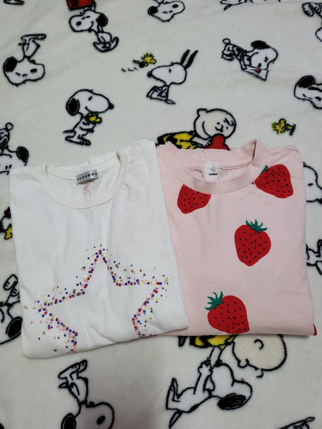 아동 티셔츠 130 중고 (블루독, 알로봇)