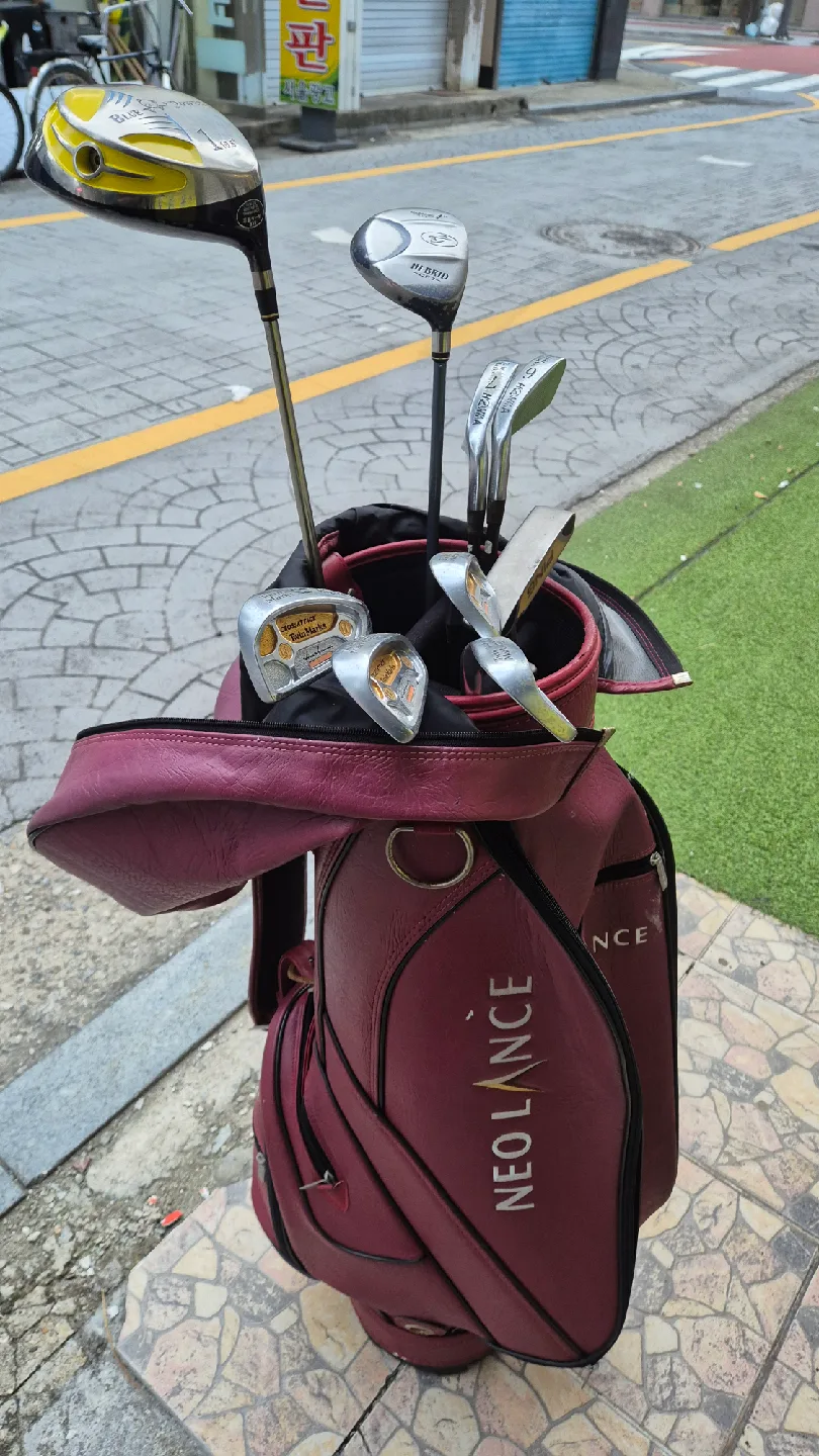 중고골푸빽과 골푸채9개