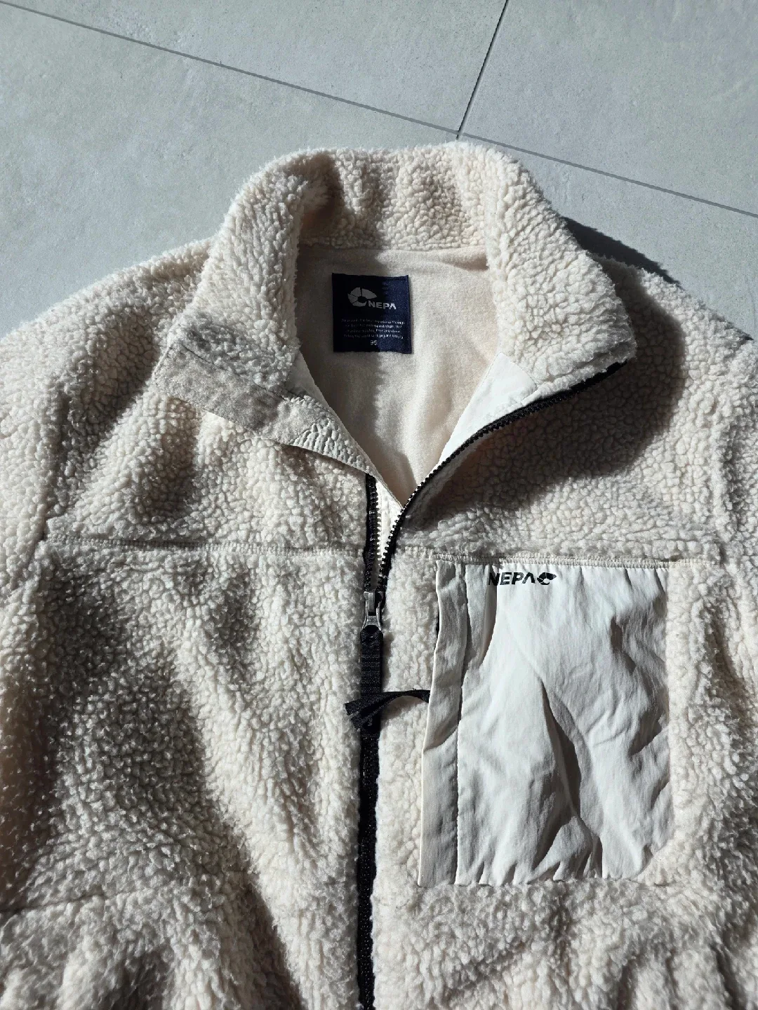 네파 플리스 자켓 아이보리 95