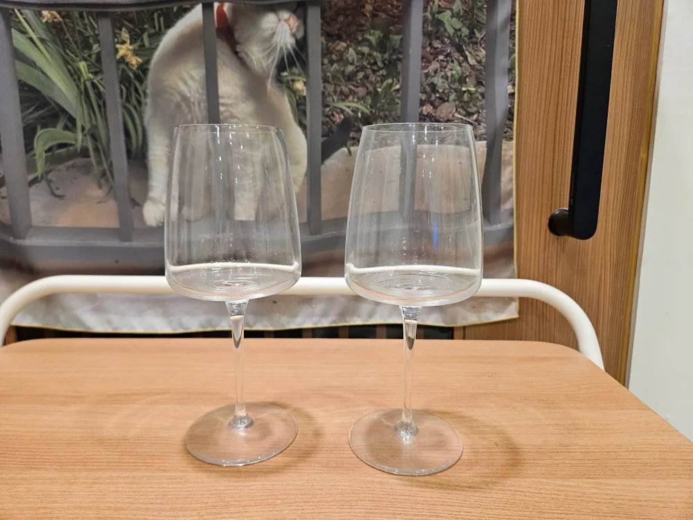 보르미올리 와인잔 2개 일괄 (미사용)