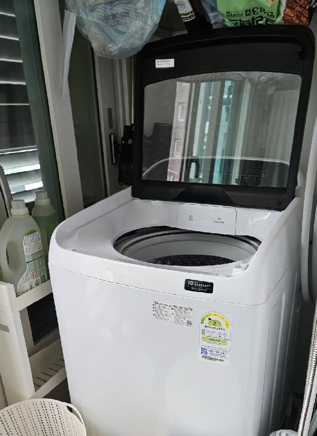 깨끗한 중고, 삼성전자 워블 세탁기 10kg 팝니다.
