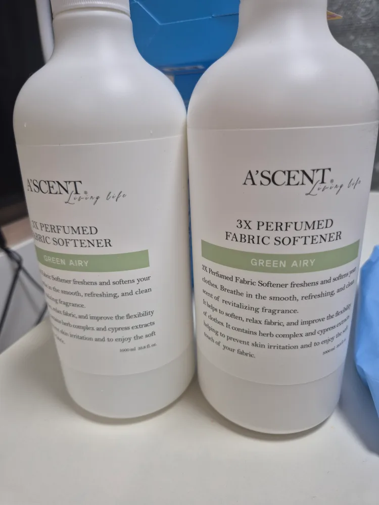 에이센트 섬유유연제 1L 2개 (그린에어리)