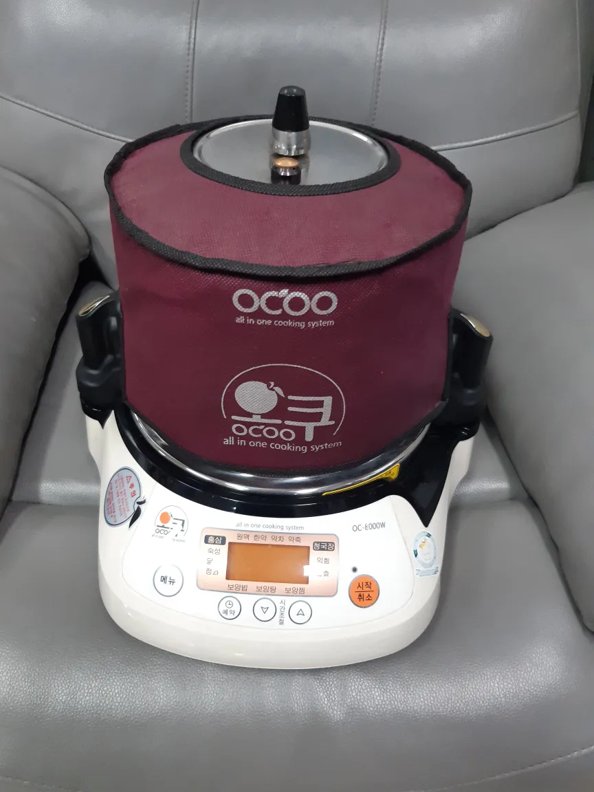 오쿠 OC-8600w 중탕기 구운계란 한약 보약 상태좋음 중고입니다