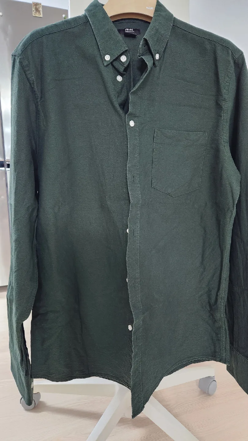 H&M 녹색 남방 M 사이즈