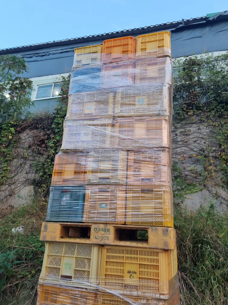 중고 플라스틱 상자 108객