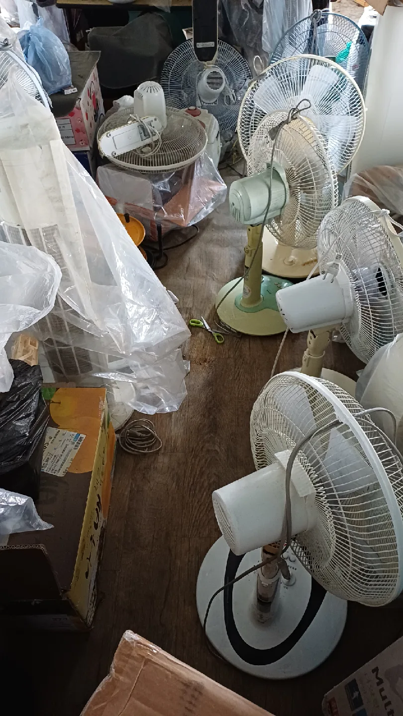 중고 선풍기 10 대 판매