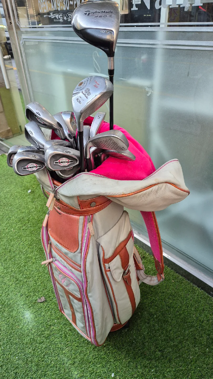 골푸빽과 골프채 14개