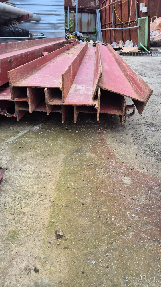 중고 H빔300×150 9t 4800mm 11본 처분해요