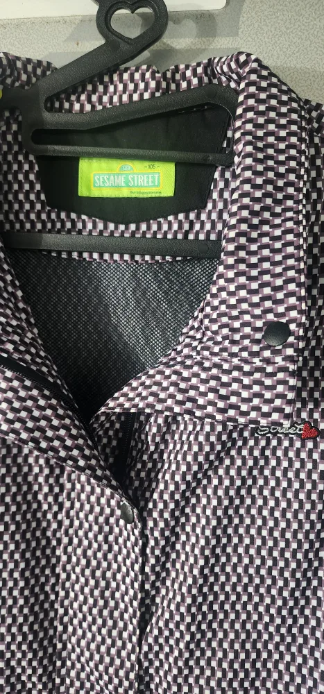 세서미 스트리트 체크 바람막이 105