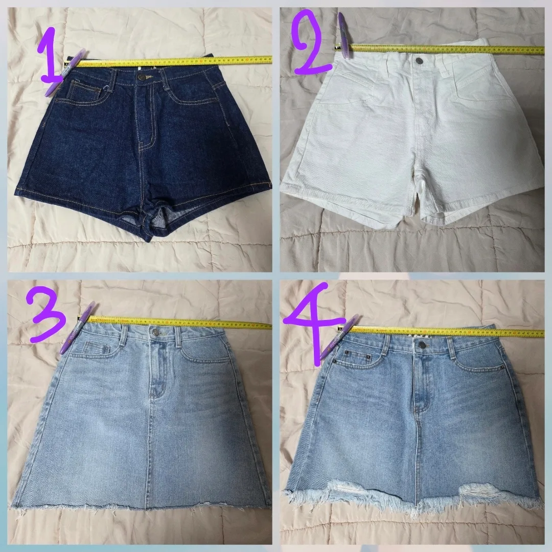 1번 중고!새것3)반바지/치마 모음S M사이즈 제각각ㅡ사진참조 5000~12000