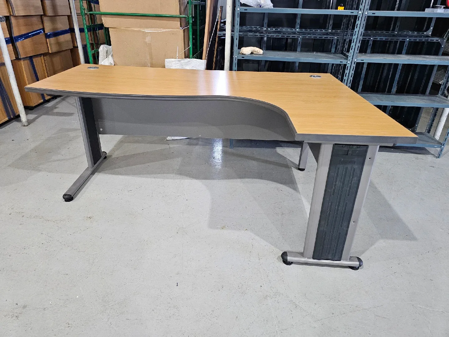 L자형 사무용 책상    중고