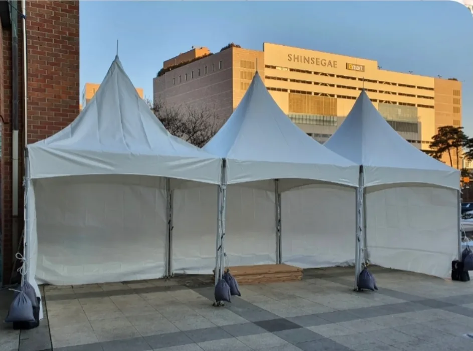 중고 몽골천막 5m 7동 있습니다