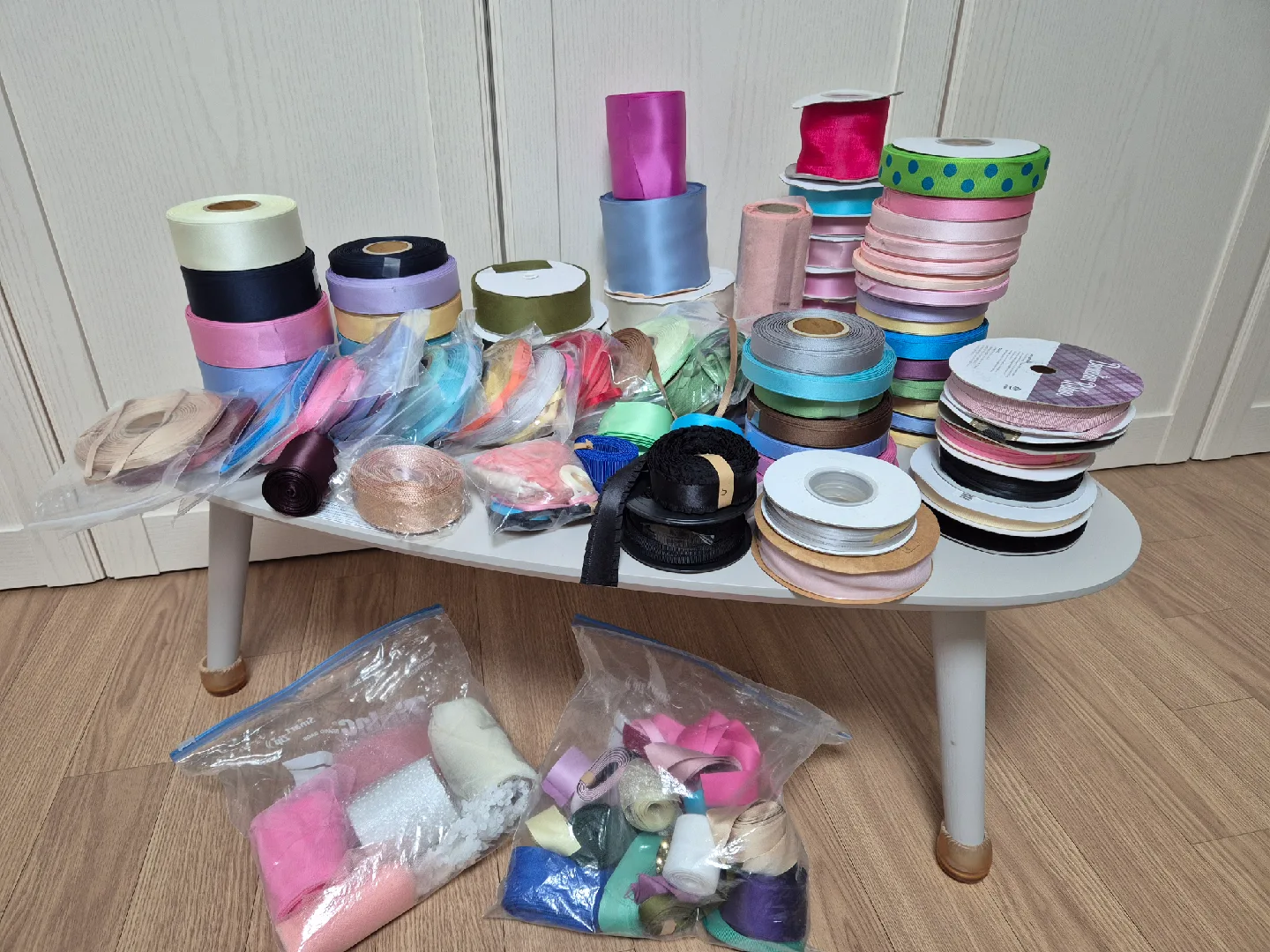 양면무광, 양면공단 외 리본 일괄판매