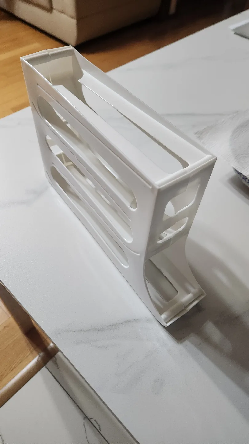 흰색 달걀 슬라이딩 정리대