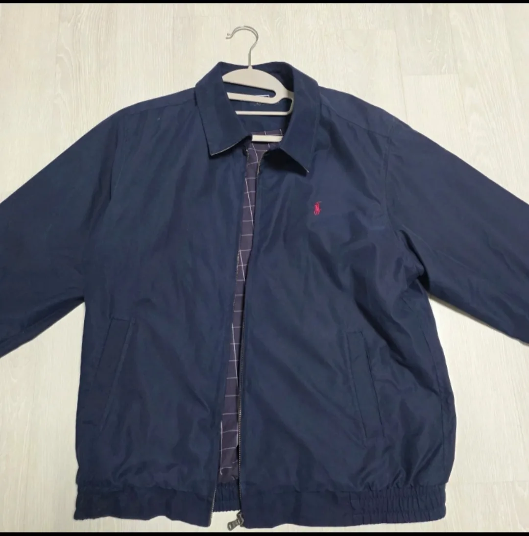 폴로 랄프로렌 네이비 면 자켓 L