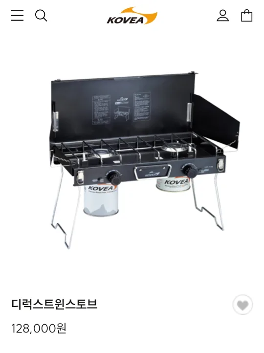 캠핑 코베아 디럭스 트윈버너