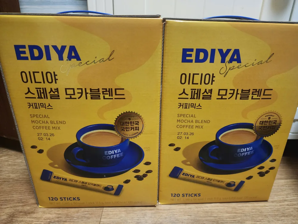 이디야 스페셜 모카블렌드 커피믹스 120T x2박스