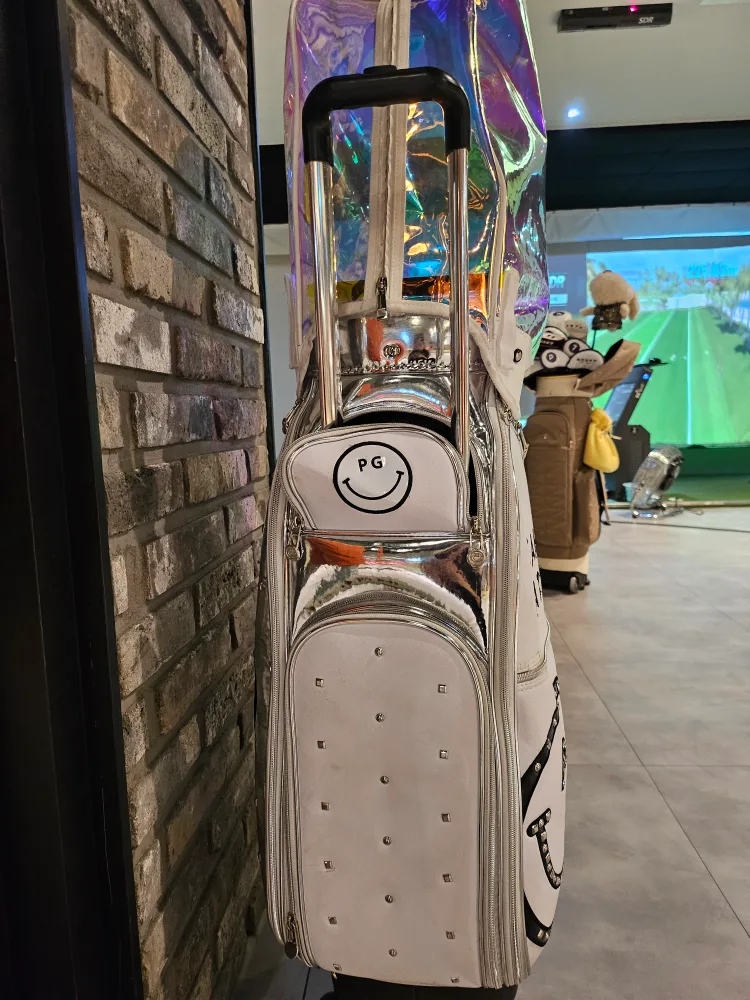 페어리게이츠 골프 캐디백 - 화이트/실버