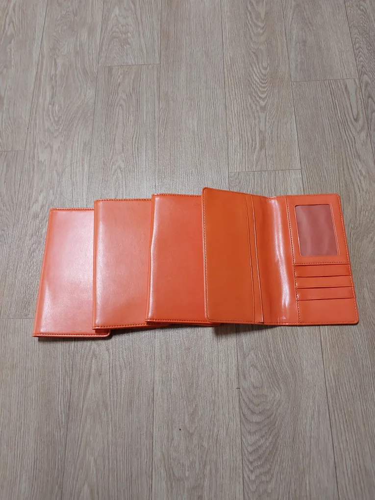오렌지색 장지갑 (새상품급)