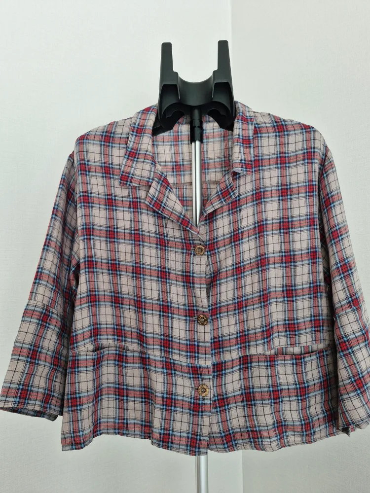 가을블라우스. 마100%