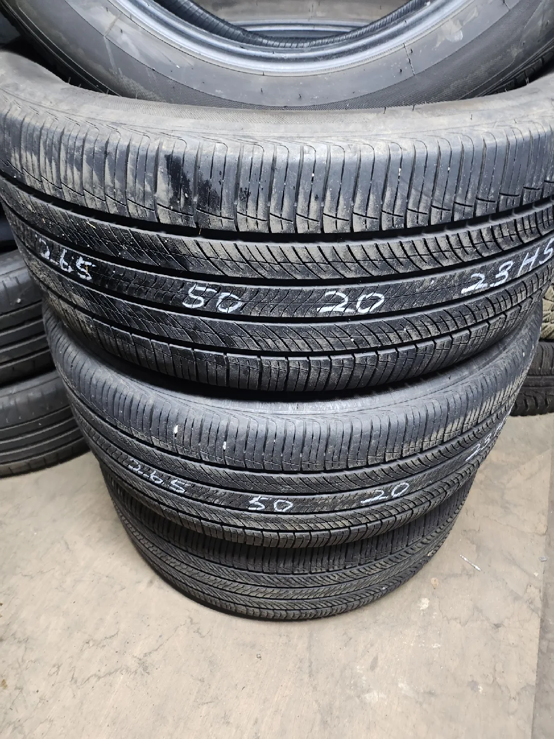 타이어  265/50/20중고타이어 4본팝니다