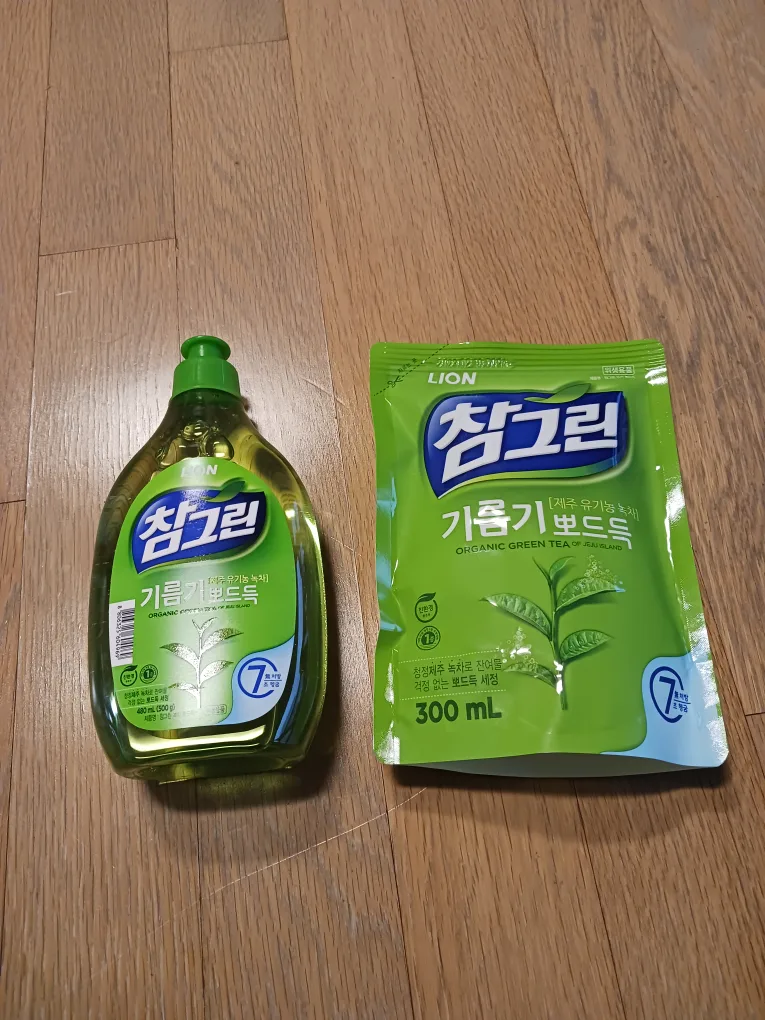 참그린 기름기 뽀드득 주방세제(새상품)