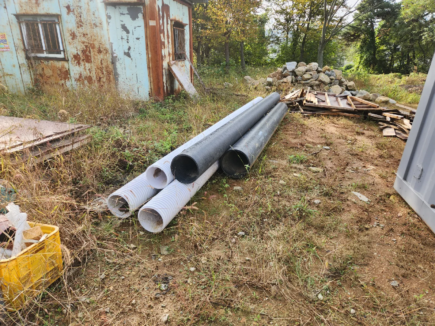 이중벽 배수관 및 PVC 중고관