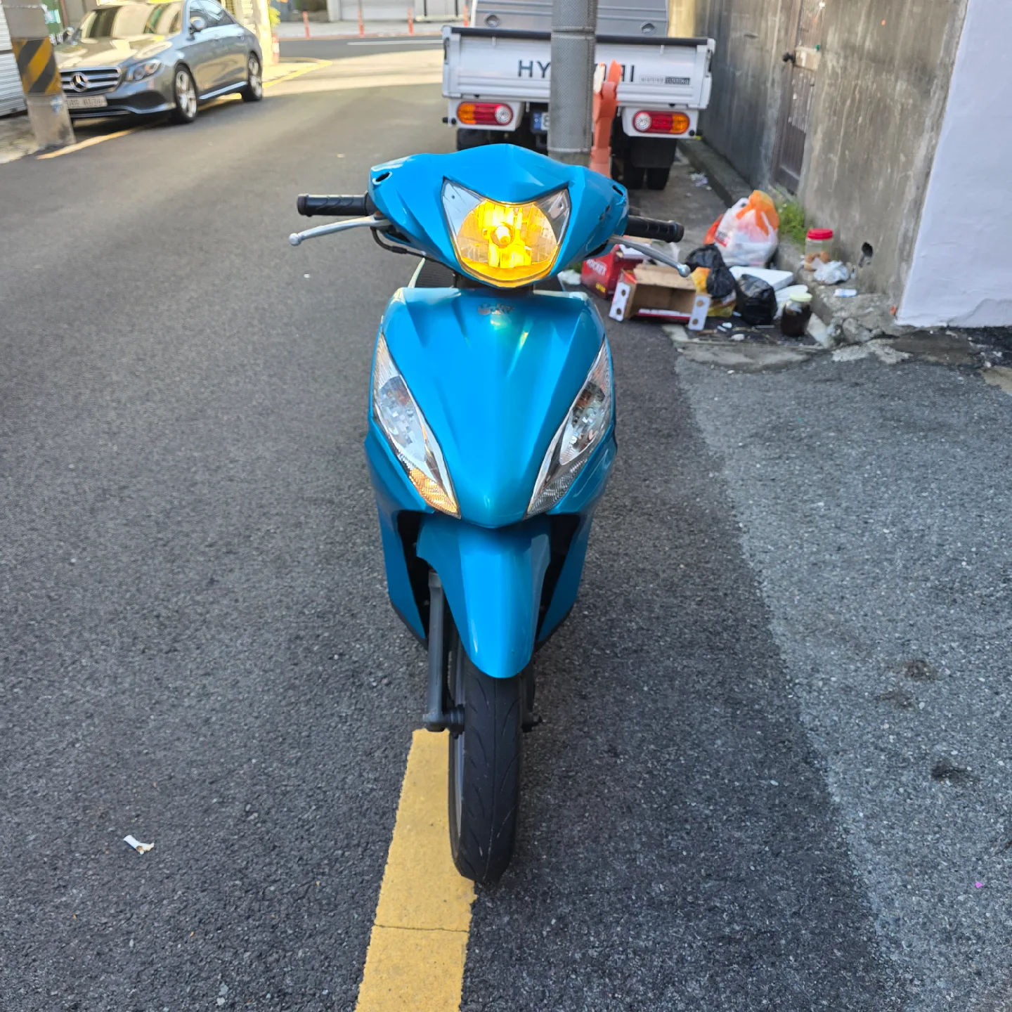 혼다 비젼 110cc 부산 김해 중고 오토바이 스쿠터