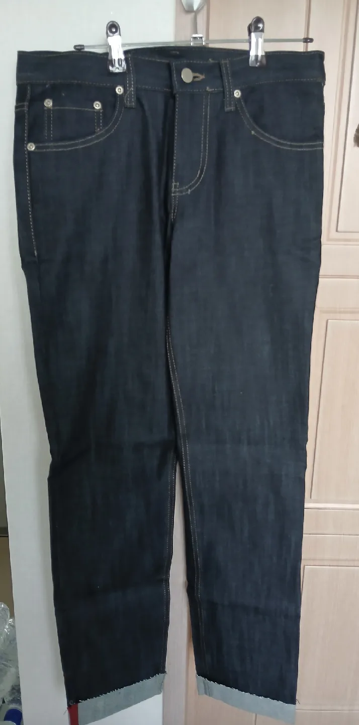 (중고특A급)여성 A-SIDE 다크블루 데님 팬츠 M