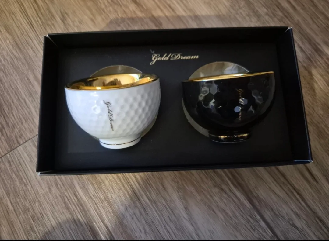 골드드림 골프공 금잔 2p 세트 새상품