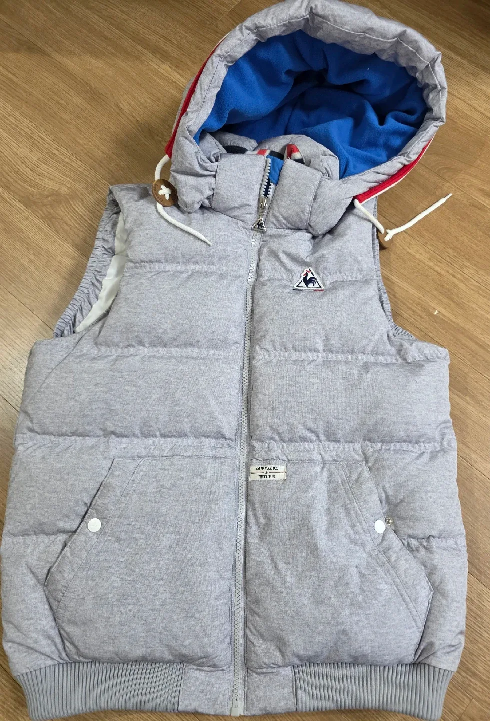 르꼬끄 스포르티브 오리털 조끼 85s사이즈(초중고등가능