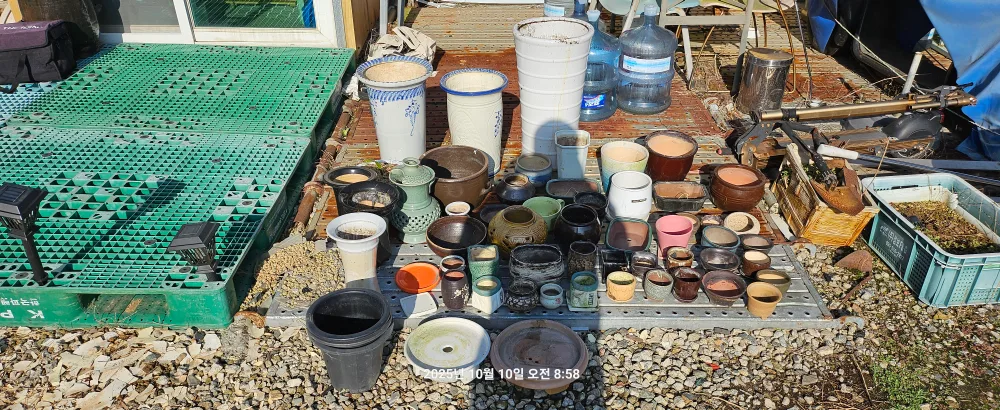 다양한 디자인 중고 화분 세트