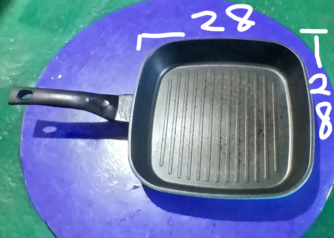 중고사각 그릴팬사이즈 양넒이28×높이5,cm 막사용해요