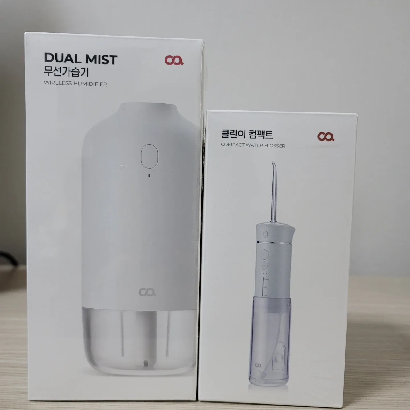 오아 듀얼미스트 가습기 + 클린이 콤팩트 새상품