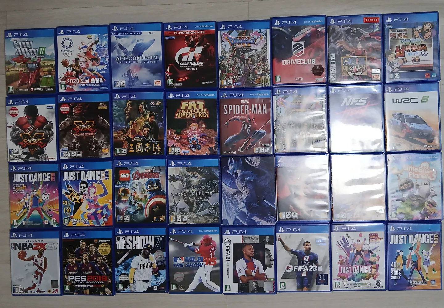 PS4 게임 타이틀 모음싸게 팝니다