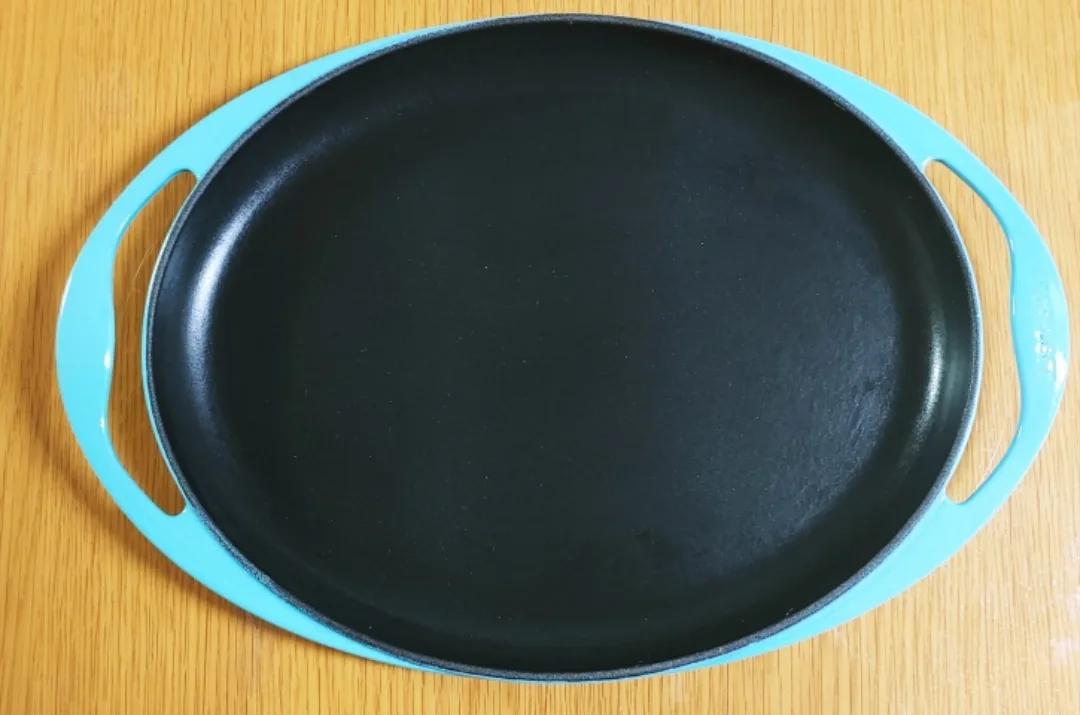 르크루제 하늘색 주물팬 30cm