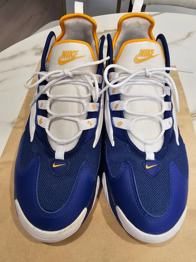 나이키 줌 2K 블루 오렌지 275mm