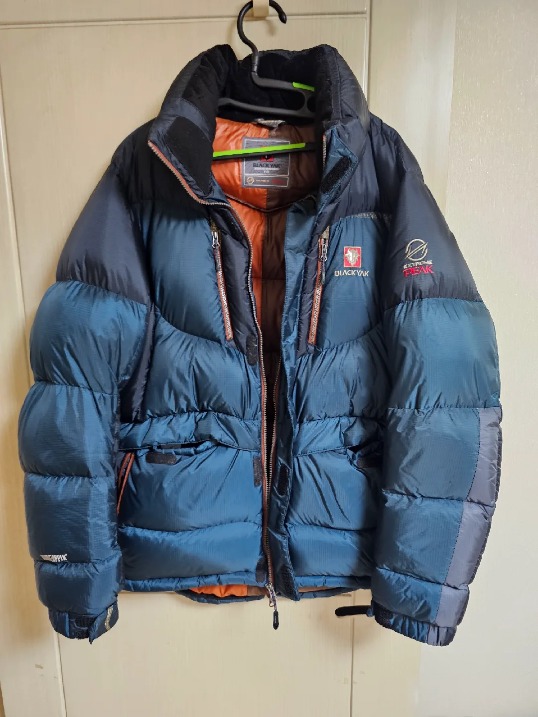 블랙야크 윈드스토퍼 구스다운 패딩 110