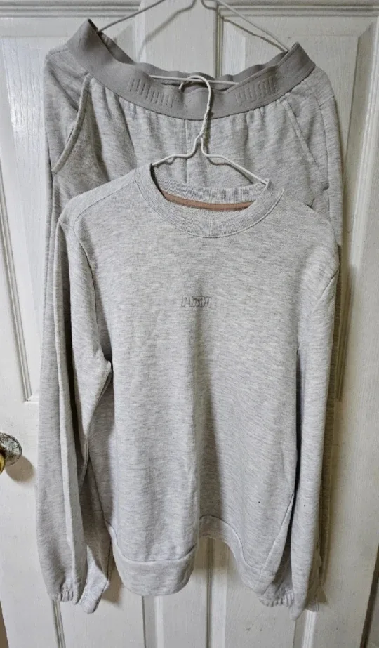 푸마 트레이닝 세트 회색 95~100(공용)