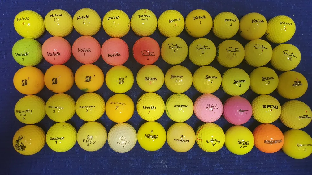 골프공 (중고) 칼라공 50개