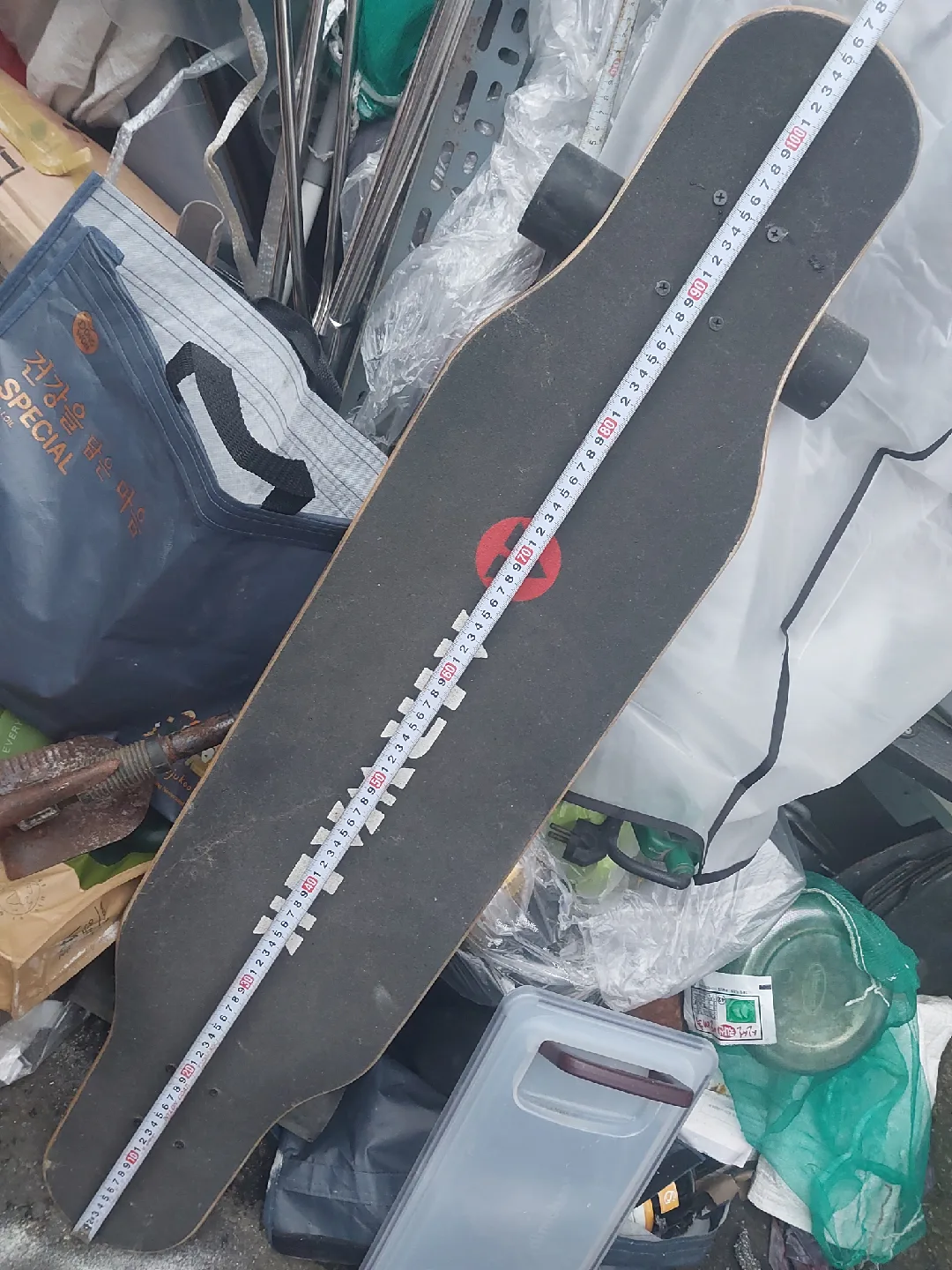 상태 중고 입니다 작동잘됩니다   에어워크 롱보드 110cm