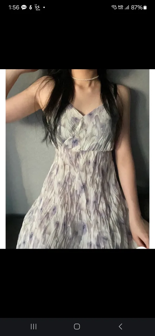 🌟옷장정리🌟  에이블리 로시엘 수채화 뷔스티에 원피스