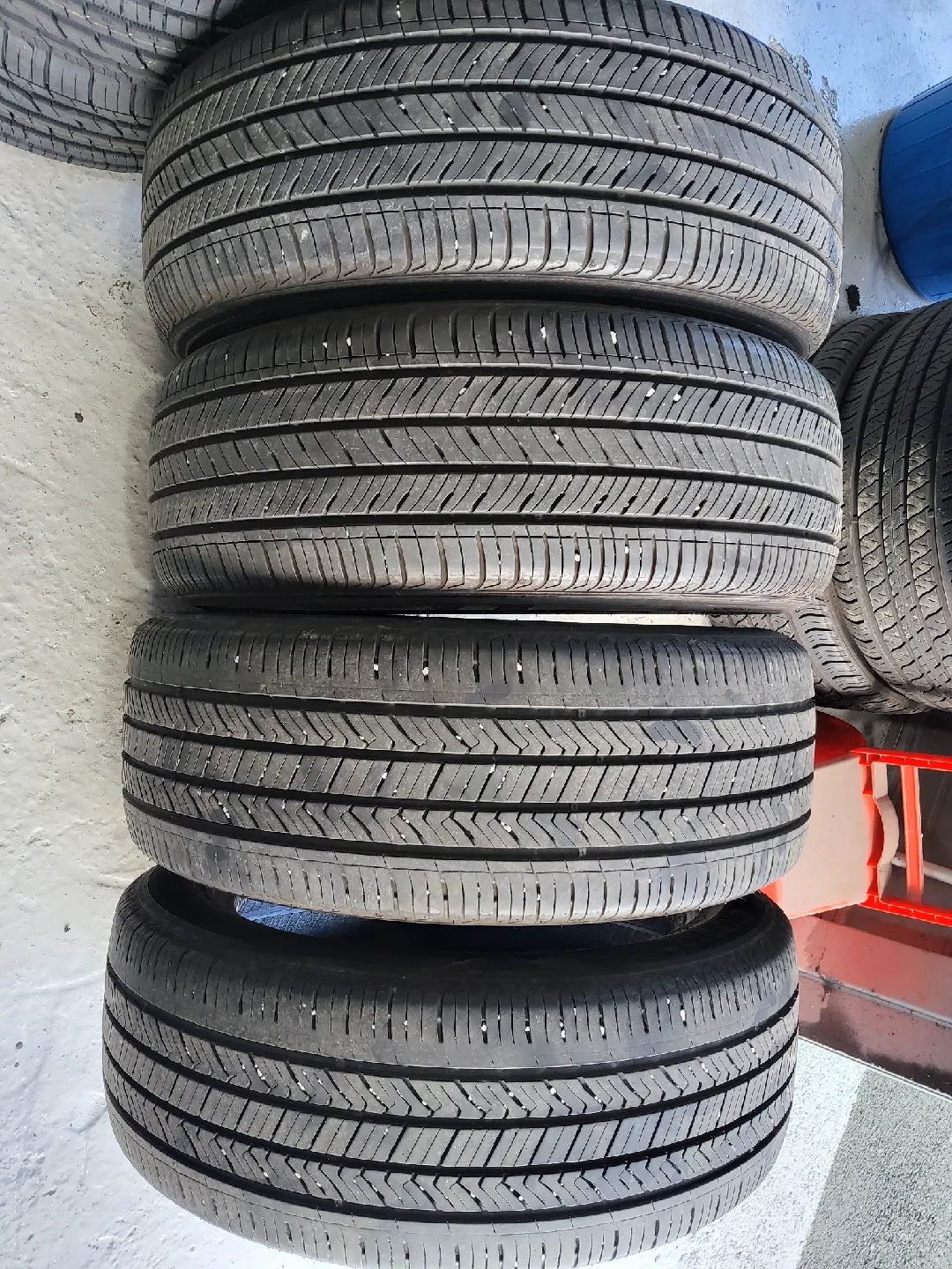 소나타 k5 215/55R17 중고타이어 4개