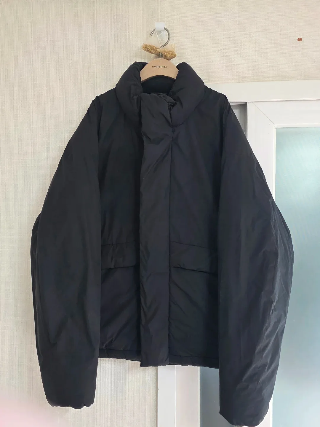 빅사이즈 스파오 패딩 다운 점퍼 xl