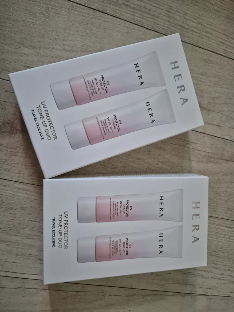 헤라 UV 프로텍터 톤업 선크림 새상품 면세점구입