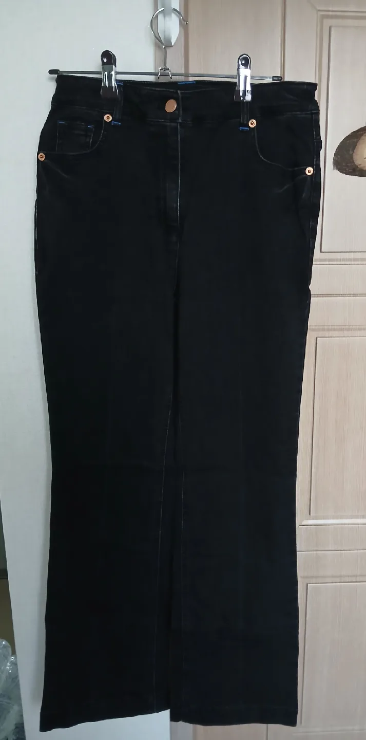 (중고특A급)여성 Cone Denim 검정 데님 팬츠 27호