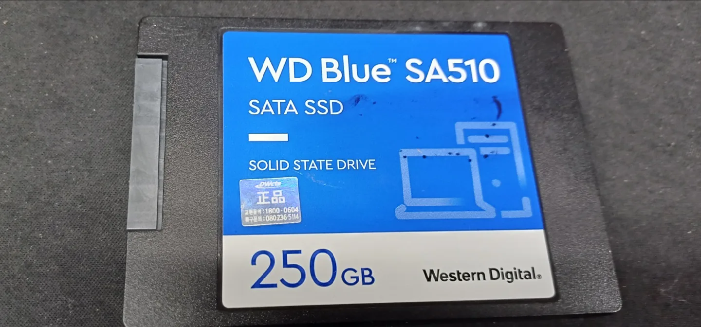 중고ssd 250g  wd blue